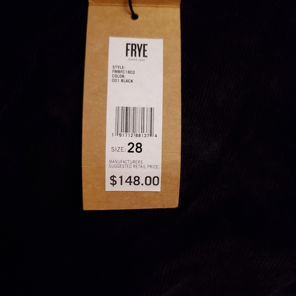 FRYE Dean 5pkt slim pants sz 28 - Picture 5 of 6